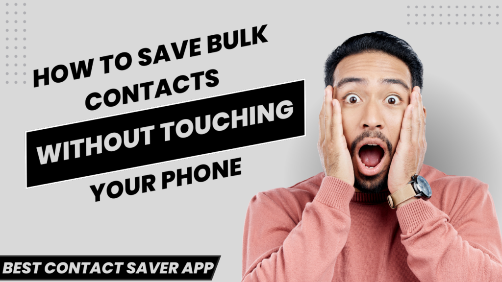 Save Bulk Contacts