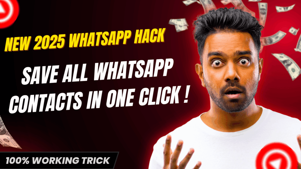 How to Save Bulk WhatsApp Contacts in One Click | Fastest Method