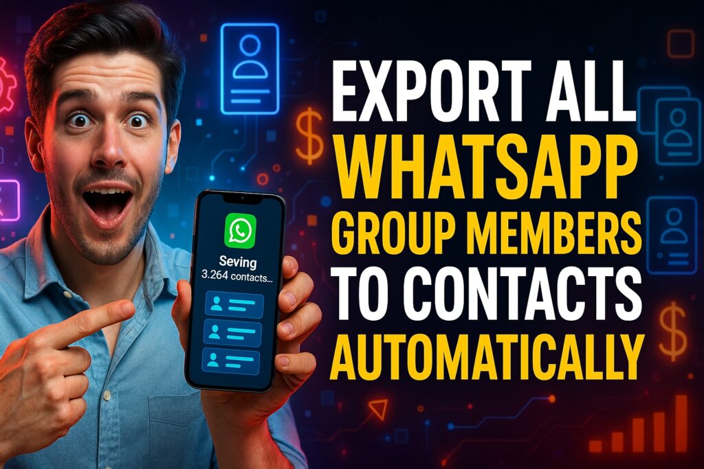 How to Save All Group Contacts from WhatsApp