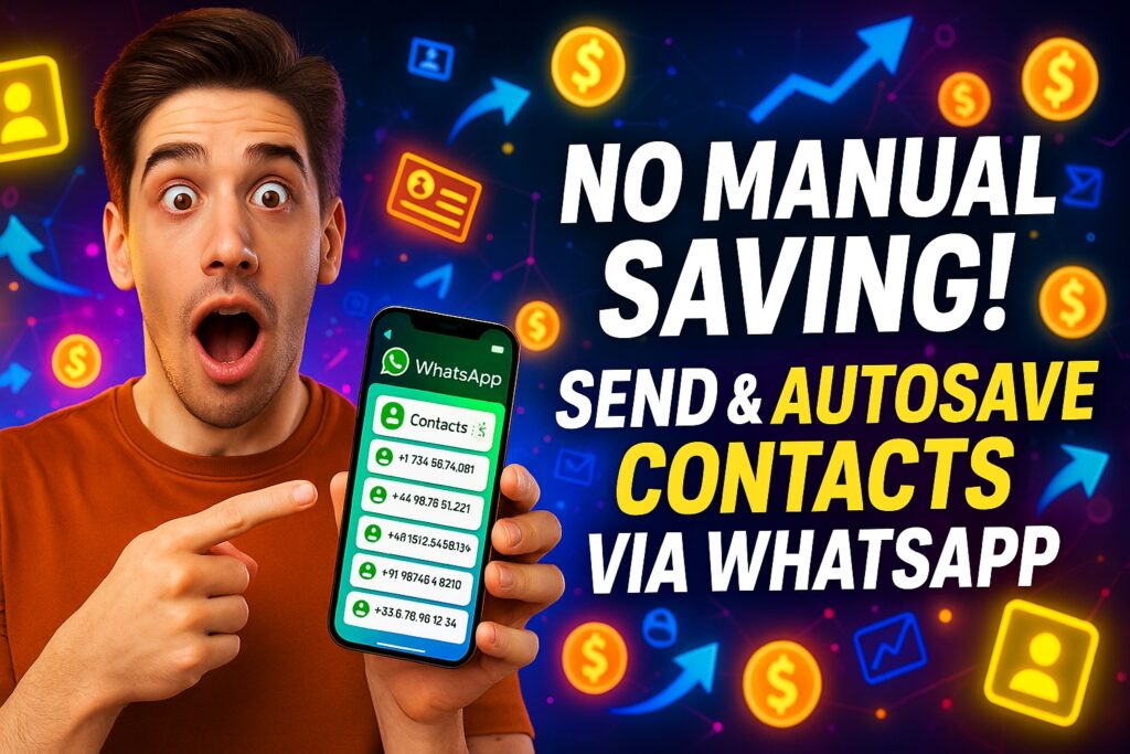 Send Your Business Number & Get It Saved Automatically on Customer's Device