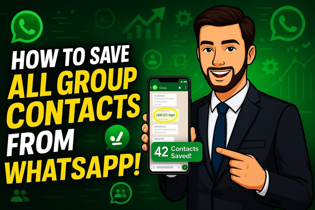 Best App to Save WhatsApp Group Members Instantly