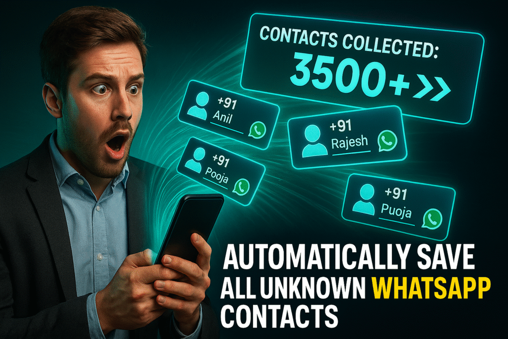 Save Any WhatsApp Contact in Seconds