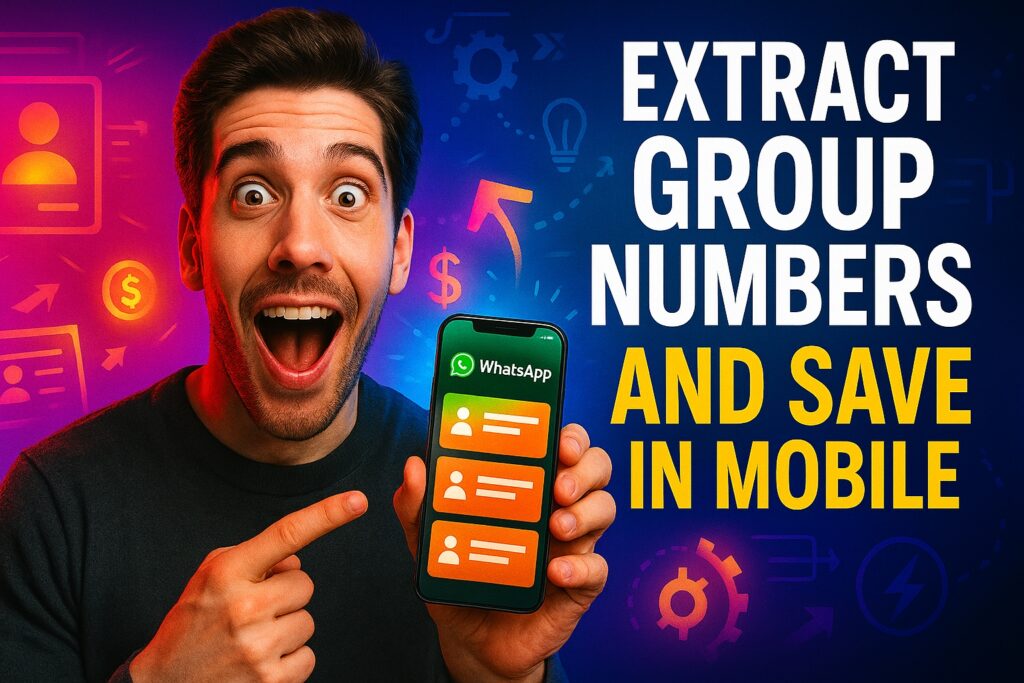 WhatsApp Group Contact Saver