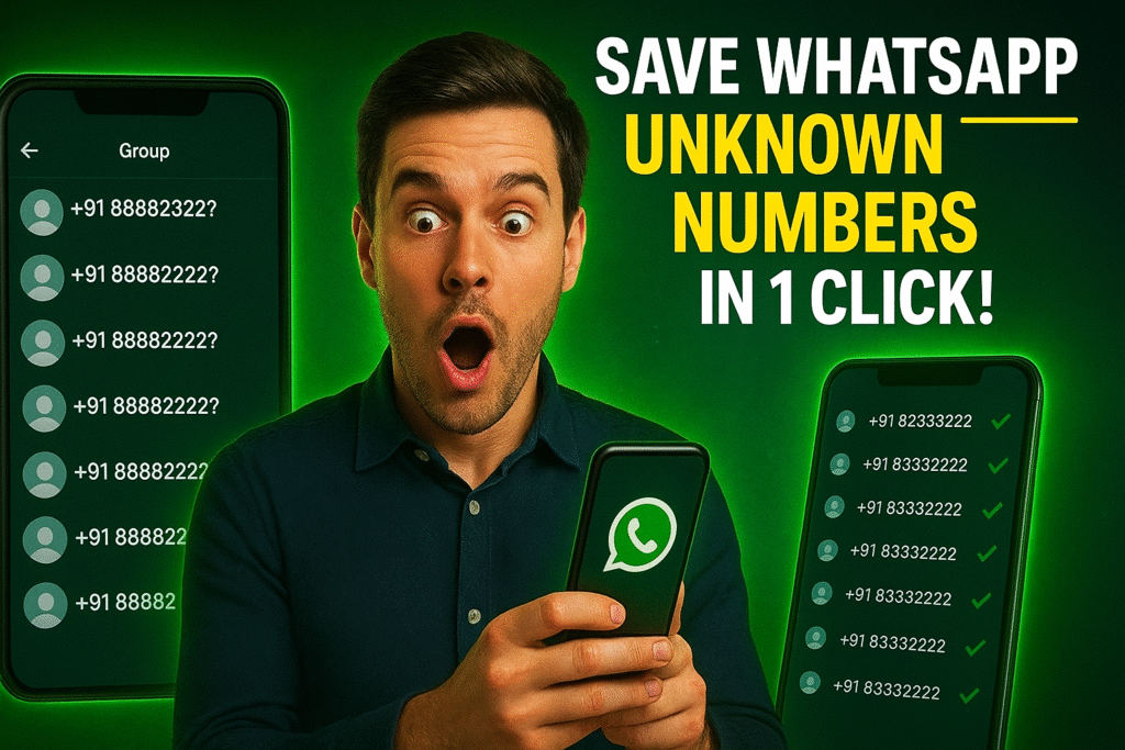 Best App to Autosave WhatsApp Contacts in Seconds