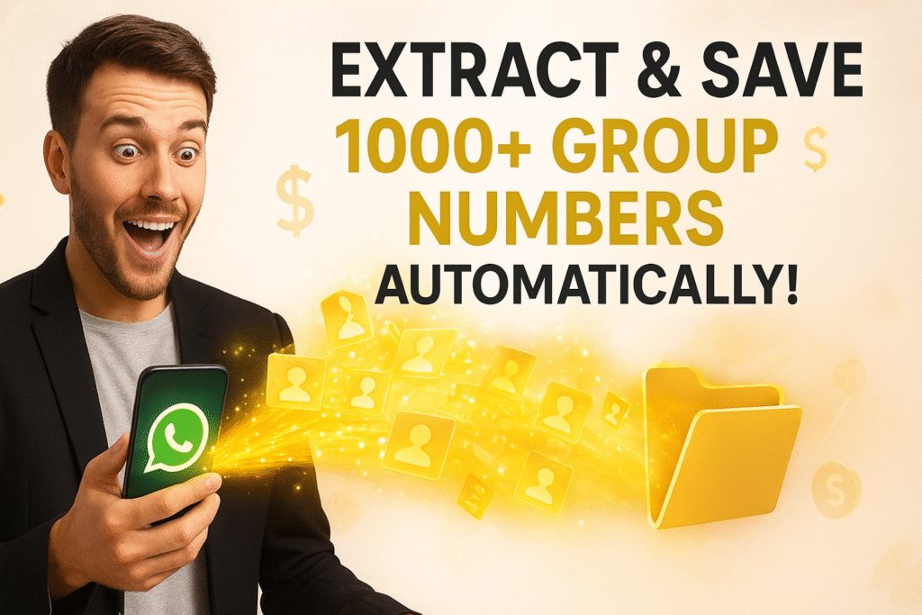 Extract WhatsApp Group Members Instantly