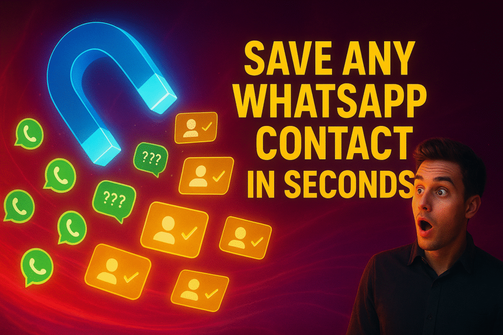 The Easy Way to Save WhatsApp Numbers