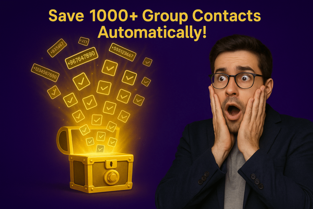 Group Se Contacts Auto Save Karne Ka Sabse Fast Tarika