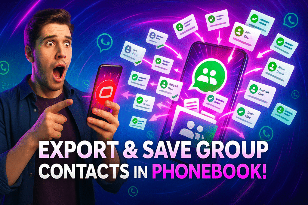 Best App to Save WhatsApp Group Contacts