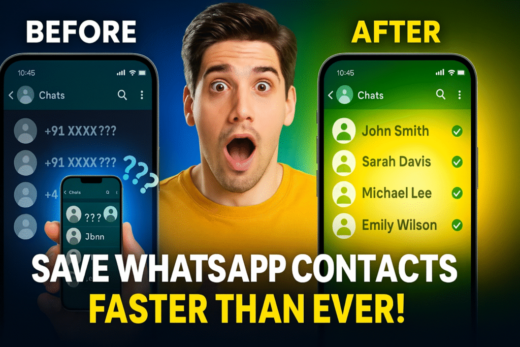 Save WhatsApp & Phone Contacts in Seconds with Autosave Contacts