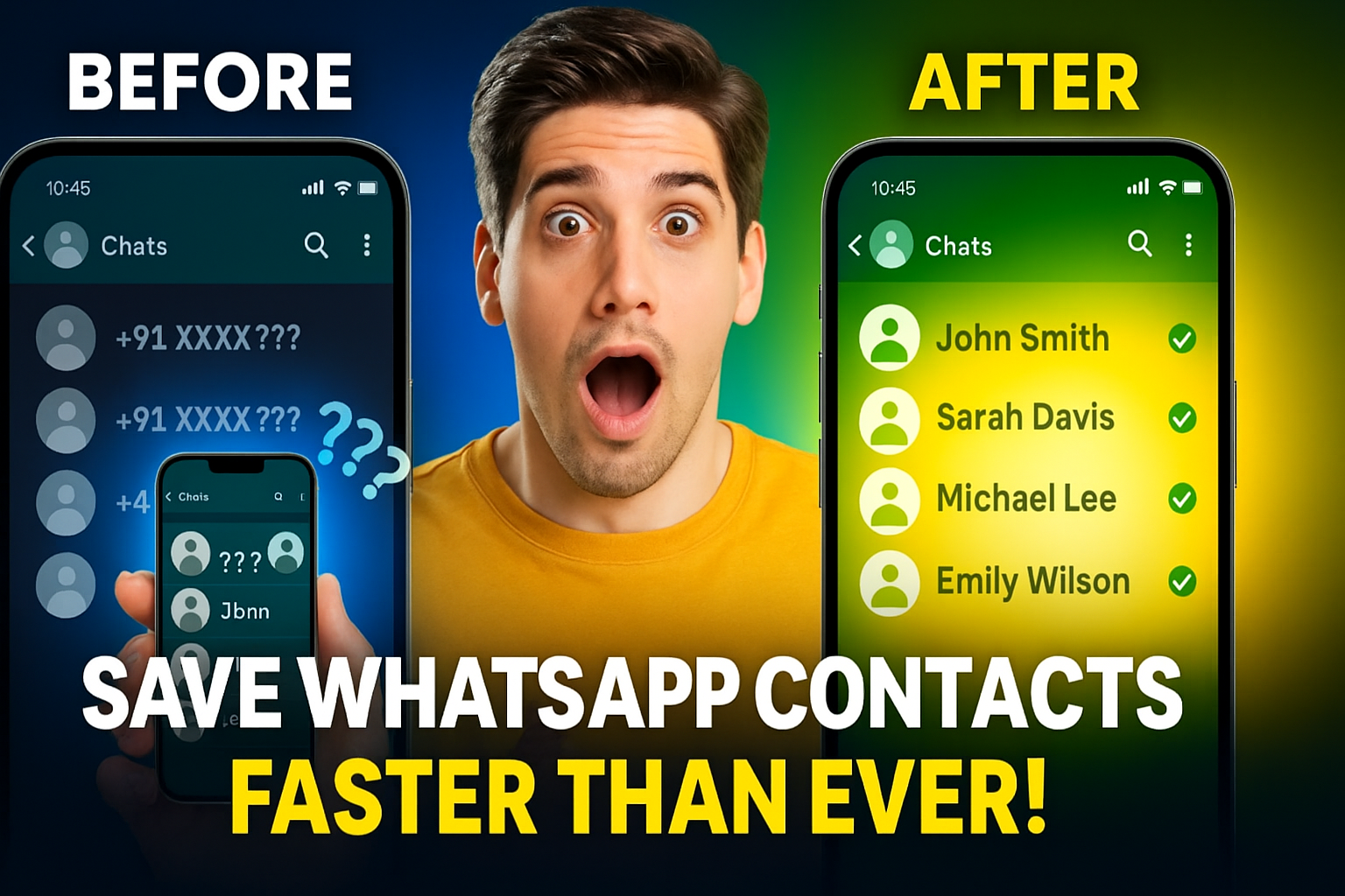Save WhatsApp & Phone Contacts in Seconds with Autosave Contacts