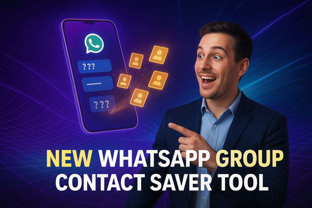 Save WhatsApp Group Contacts in One Click