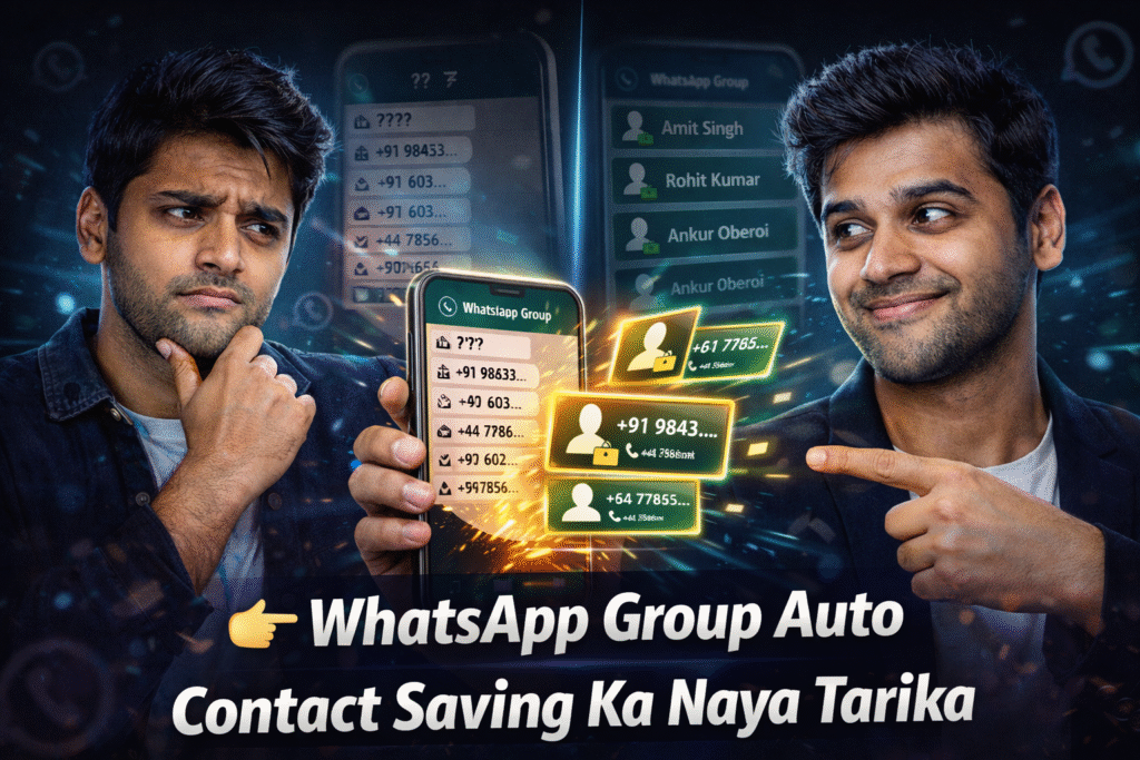 Save All WhatsApp Group Numbers Without Manual Typing
