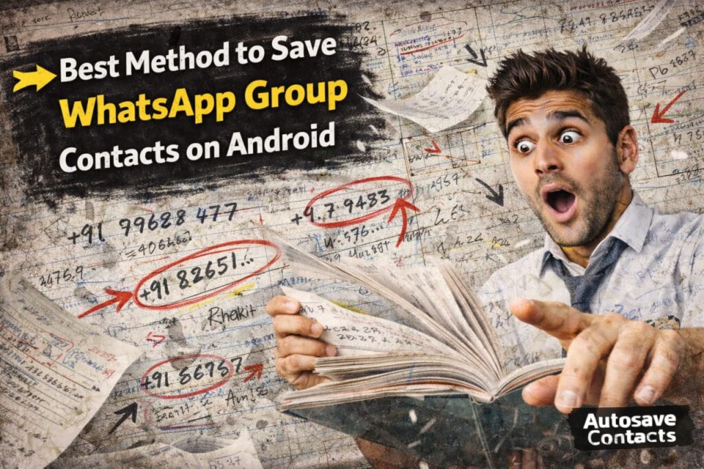 How to Save All WhatsApp Group Contacts