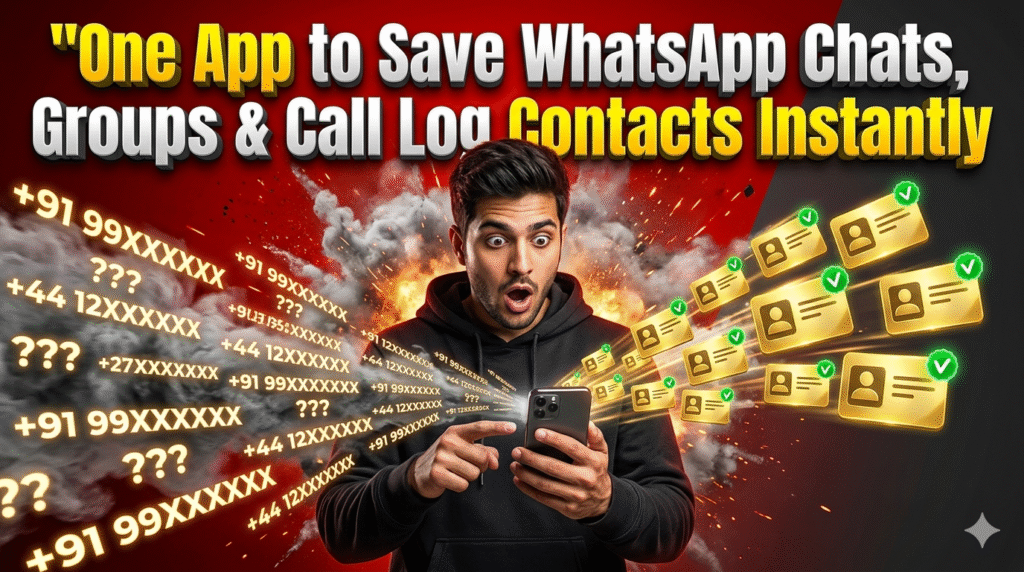 One App to Save Chats, Groups & Call Logs