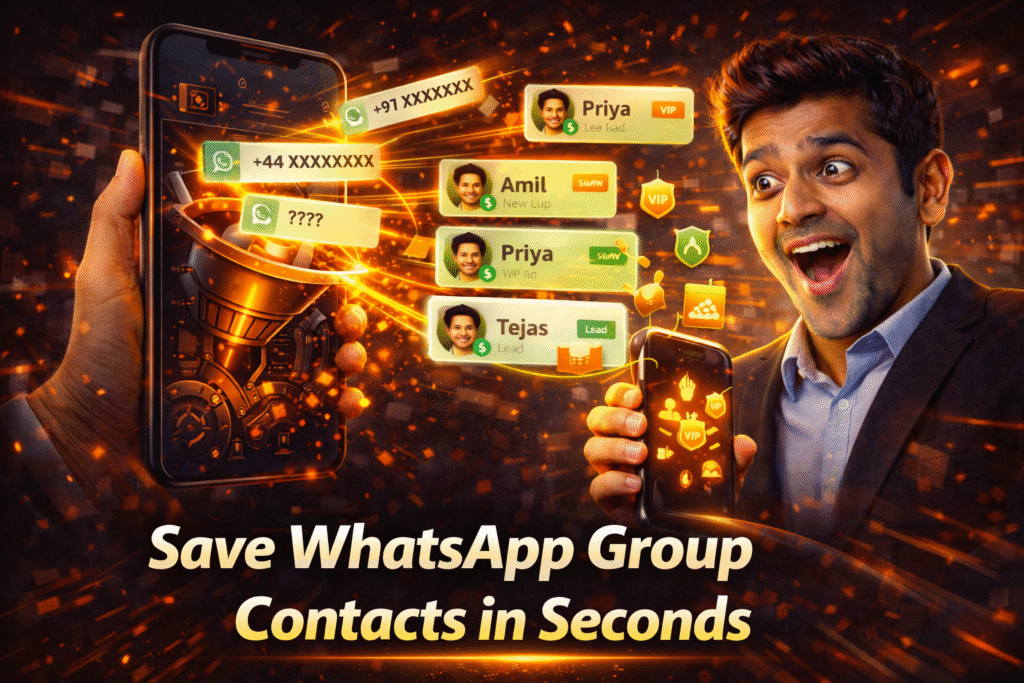 Extract WhatsApp Group Members in 1 Click