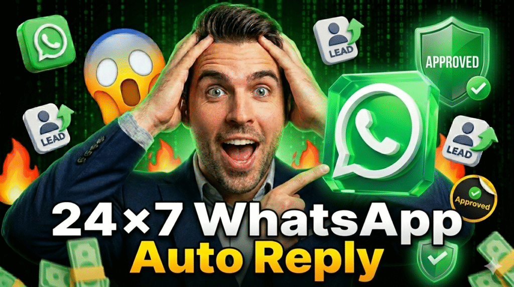 24x7 WhatsApp AI Replies While You Sleep