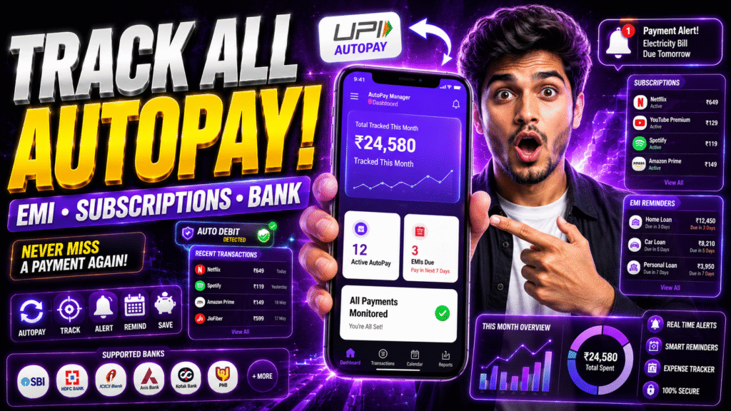 AutoPay Manager Pro – Best UPI AutoPay