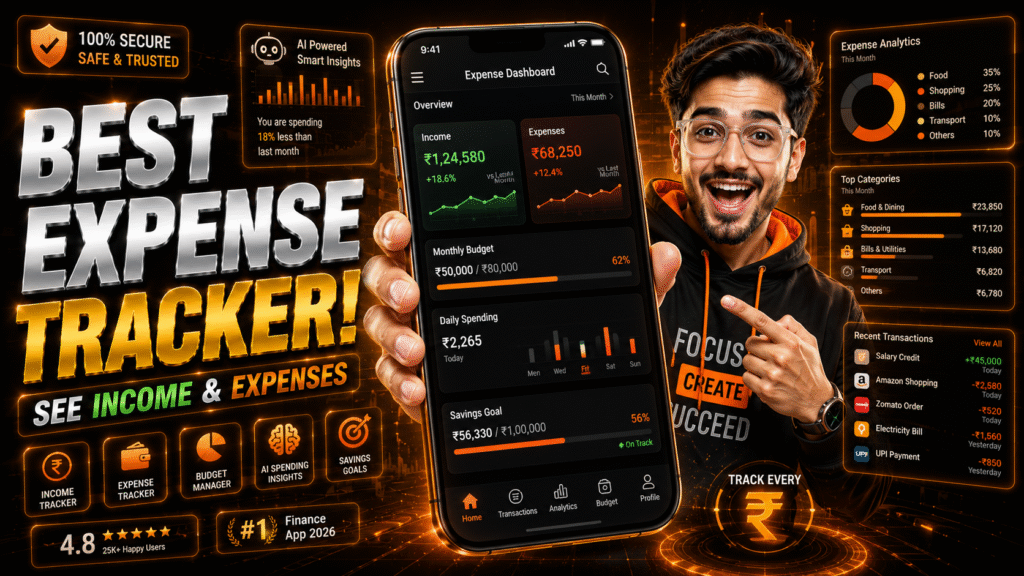 Personal Expense Manager & Passbook App | Full Tutorial